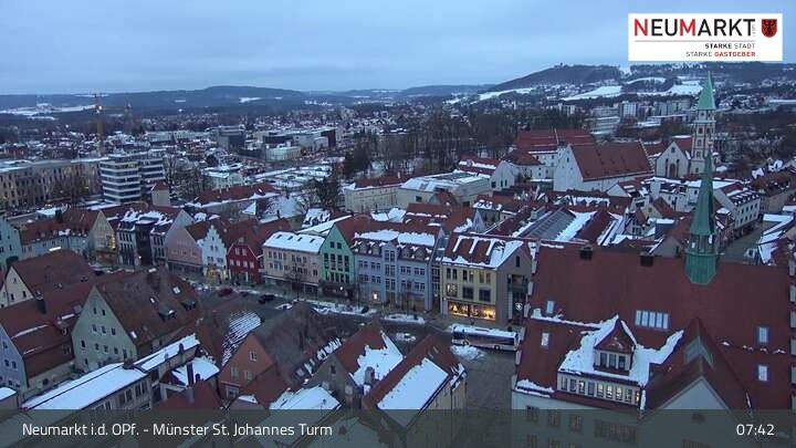 Archiv Foto Webcam Neumarkt in der Oberpfalz