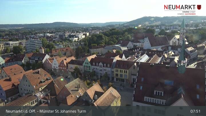 Archiv Foto Webcam Neumarkt in der Oberpfalz
