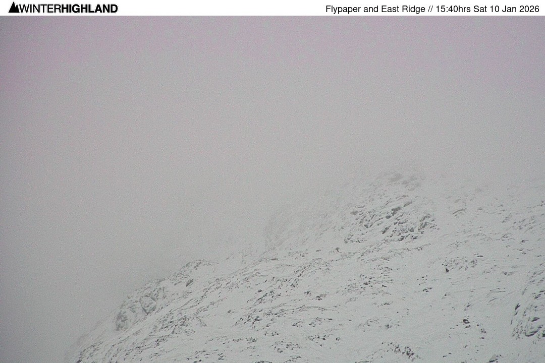 Archiv Foto Webcam Glencoe Mountain - Schottland - Flypaper und East Ridge