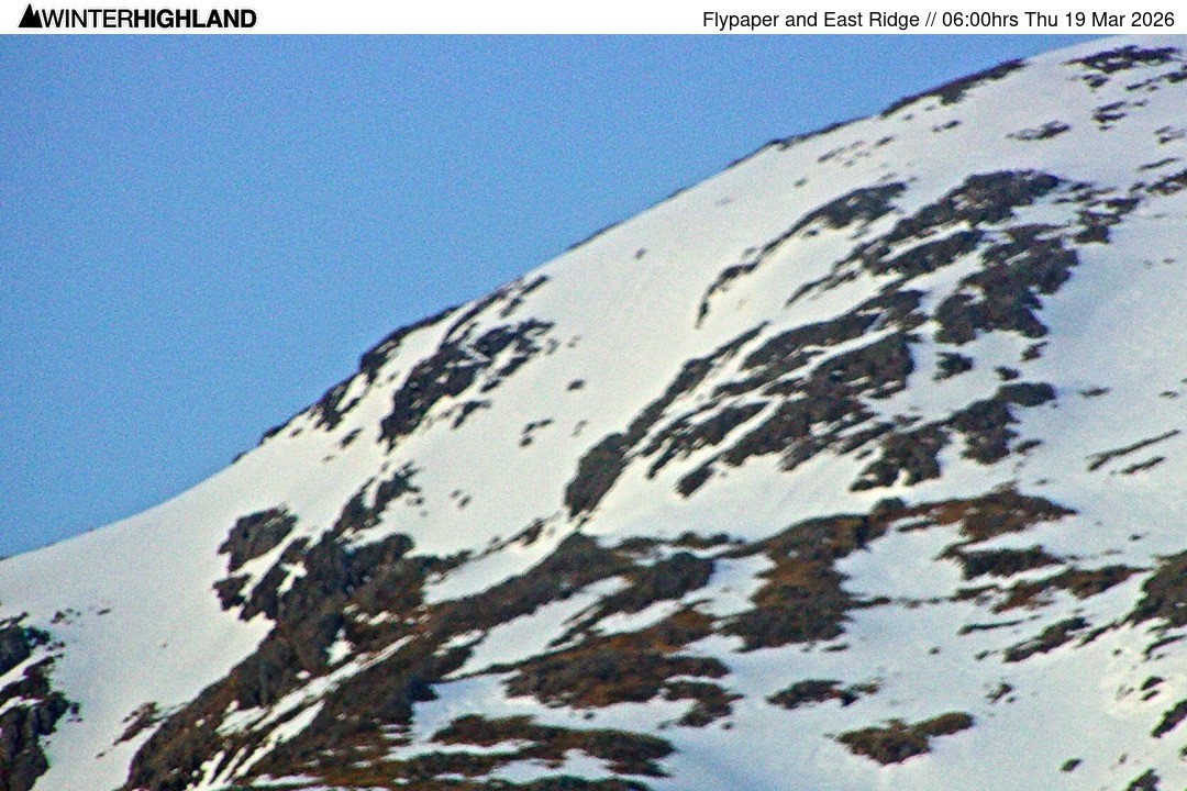 Archiv Foto Webcam Glencoe Mountain - Schottland - Flypaper und East Ridge