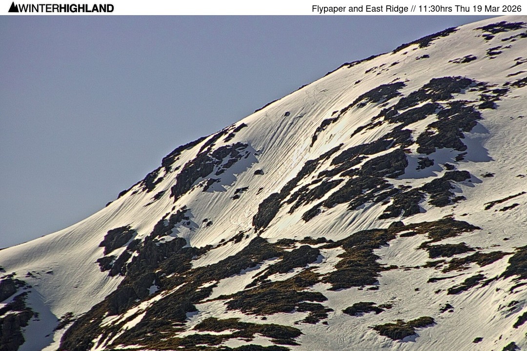 Archiv Foto Webcam Glencoe Mountain - Schottland - Flypaper und East Ridge