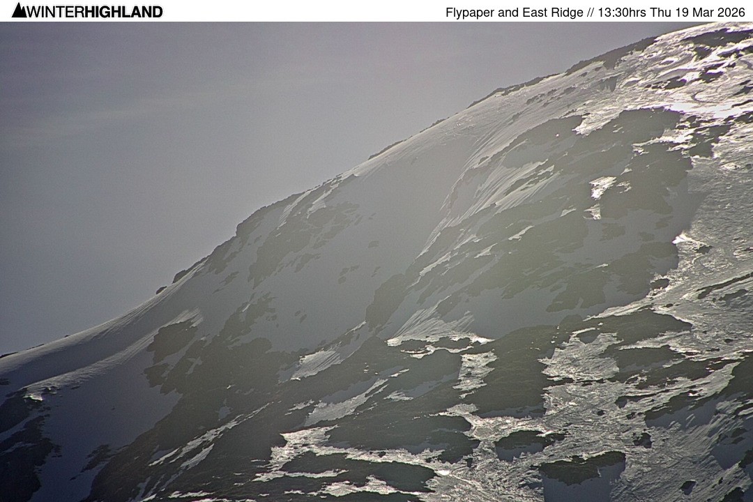 Archiv Foto Webcam Glencoe Mountain - Schottland - Flypaper und East Ridge
