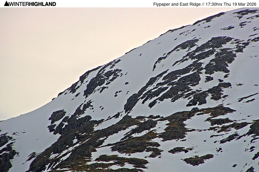 Archiv Foto Webcam Glencoe Mountain - Schottland - Flypaper und East Ridge