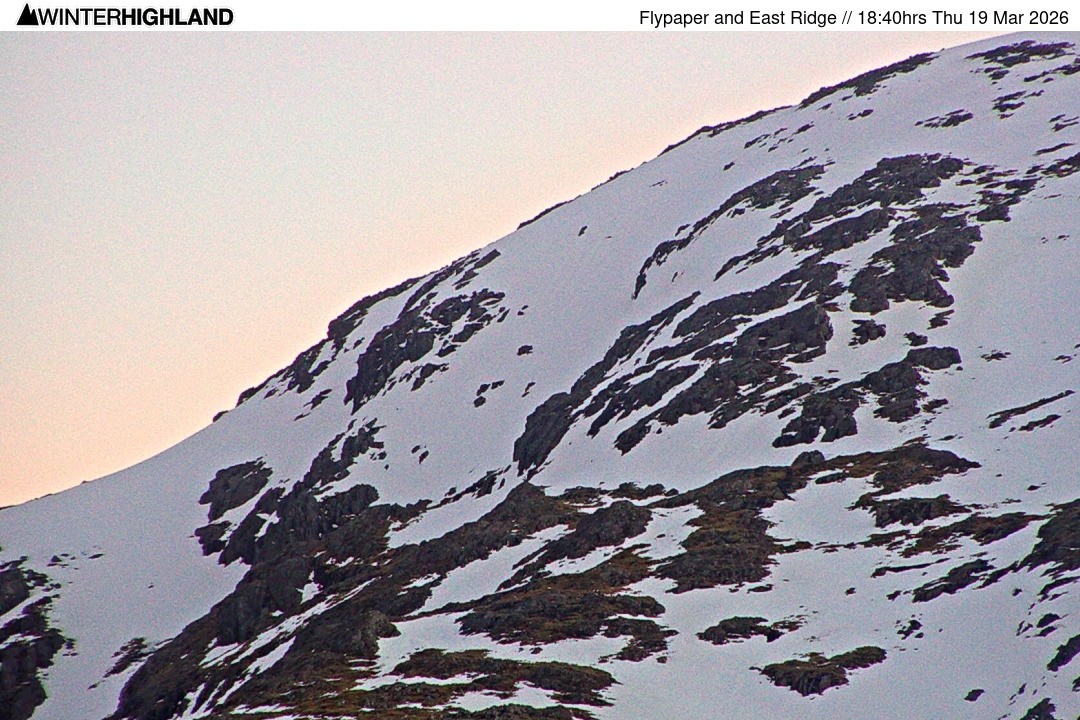 Archiv Foto Webcam Glencoe Mountain - Schottland - Flypaper und East Ridge