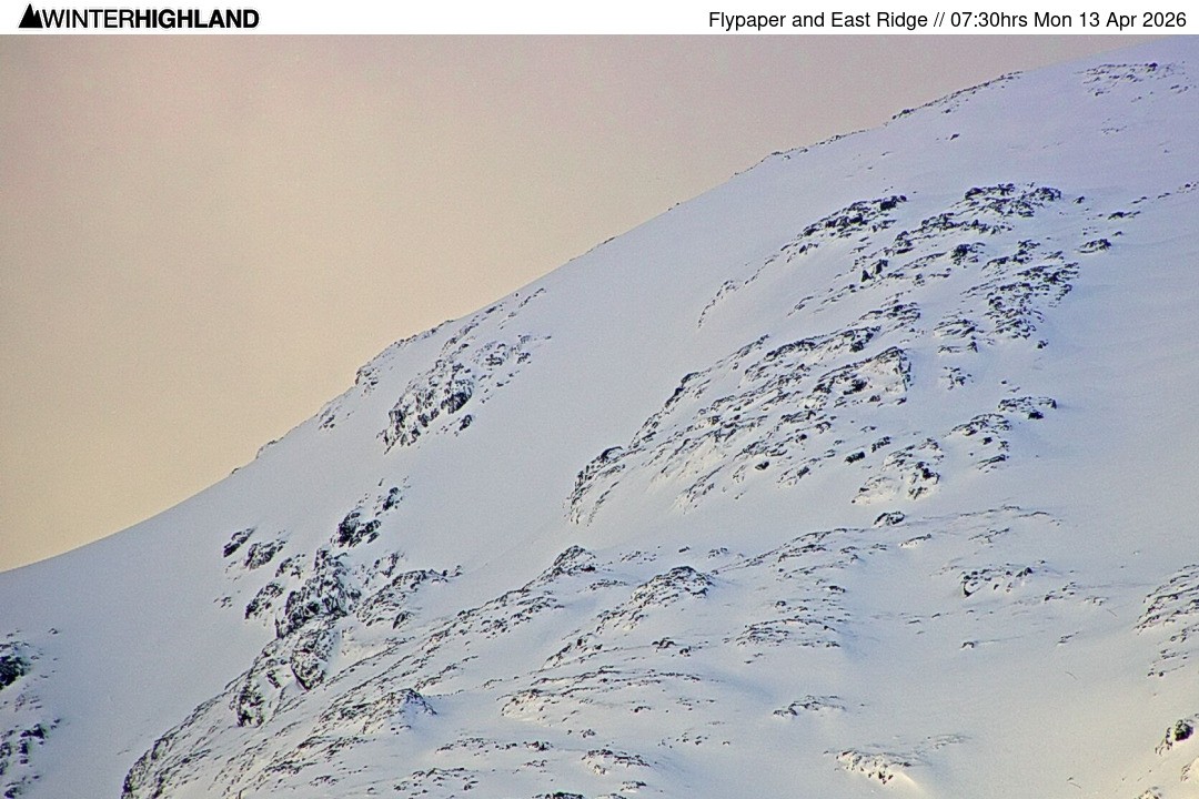 Archiv Foto Webcam Glencoe Mountain - Schottland - Flypaper und East Ridge