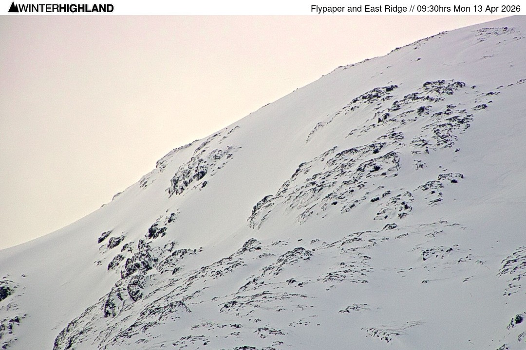 Archiv Foto Webcam Glencoe Mountain - Schottland - Flypaper und East Ridge