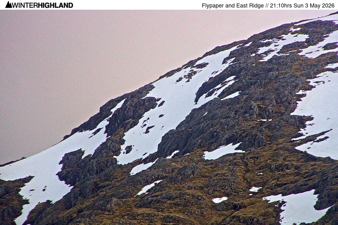 Archiv Foto Webcam Glencoe Mountain - Schottland - Flypaper und East Ridge