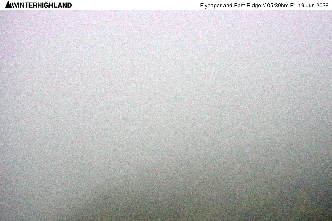 Archived image Webcam Glencoe Mountain - Scotland - Flypaper and East Ridge