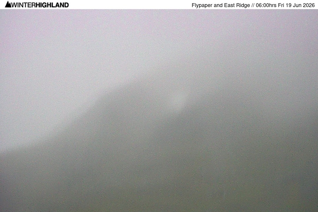 Archived image Webcam Glencoe Mountain - Scotland - Flypaper and East Ridge