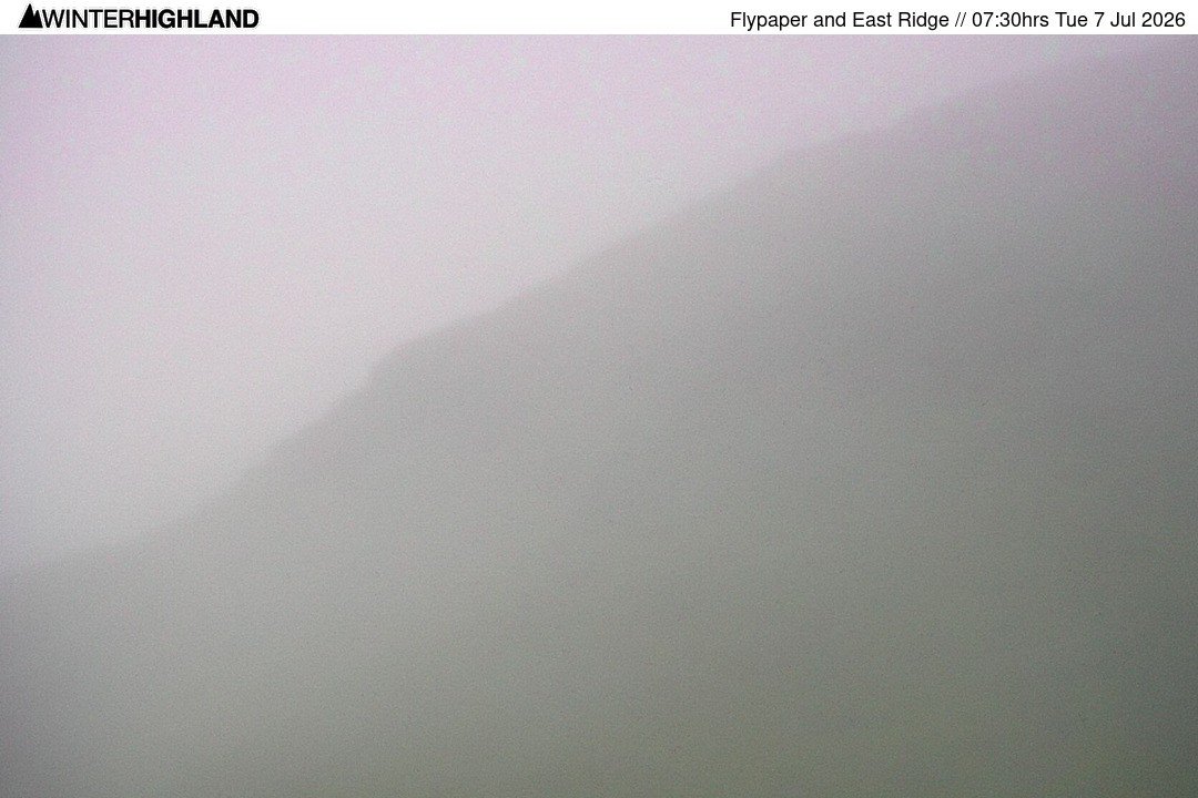 Archiv Foto Webcam Glencoe Mountain - Schottland - Flypaper und East Ridge