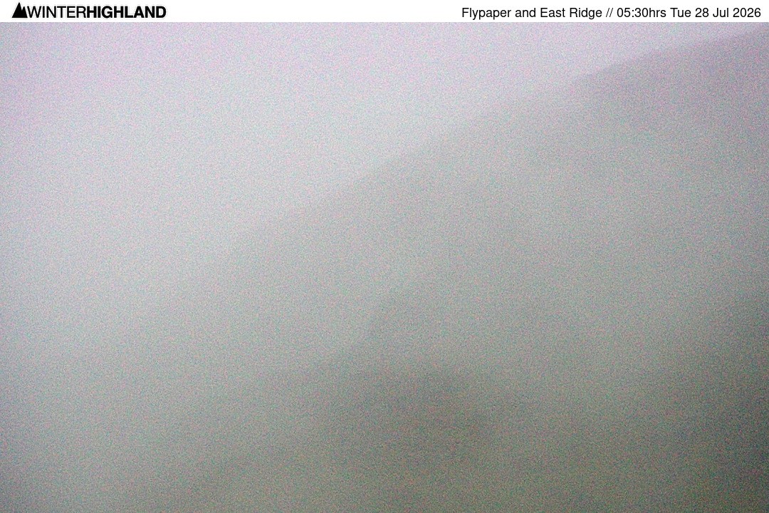 Archiv Foto Webcam Glencoe Mountain - Schottland - Flypaper und East Ridge