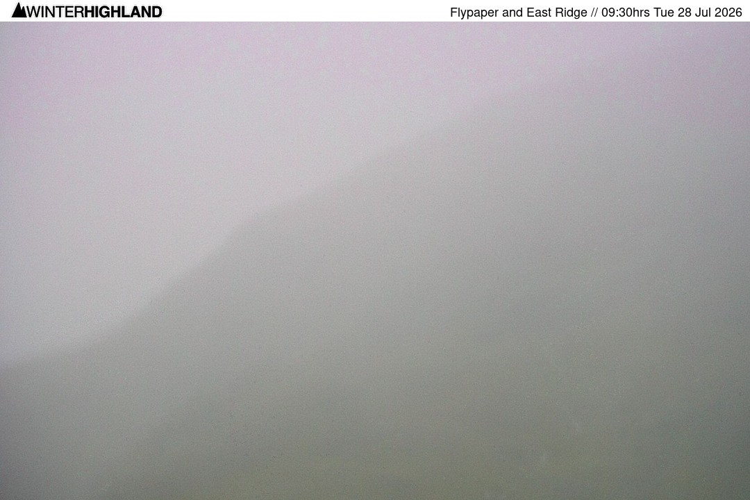 Archiv Foto Webcam Glencoe Mountain - Schottland - Flypaper und East Ridge