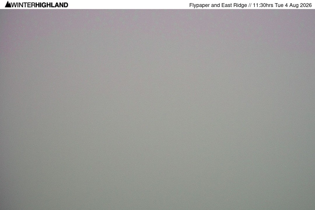 Archived image Webcam Glencoe Mountain - Scotland - Flypaper and East Ridge