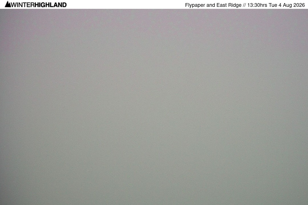 Archived image Webcam Glencoe Mountain - Scotland - Flypaper and East Ridge