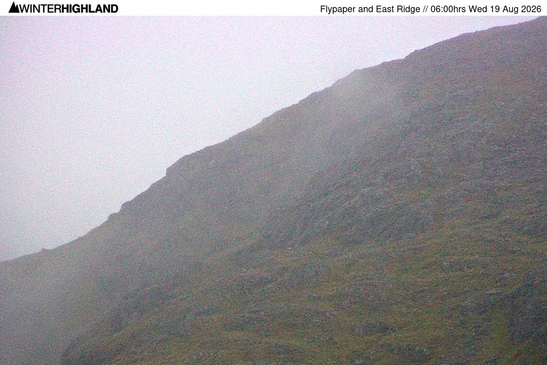 Archiv Foto Webcam Glencoe Mountain - Schottland - Flypaper und East Ridge