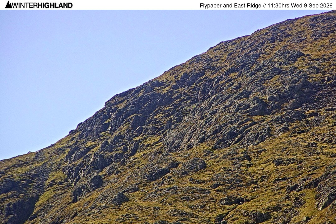 Archiv Foto Webcam Glencoe Mountain - Schottland - Flypaper und East Ridge