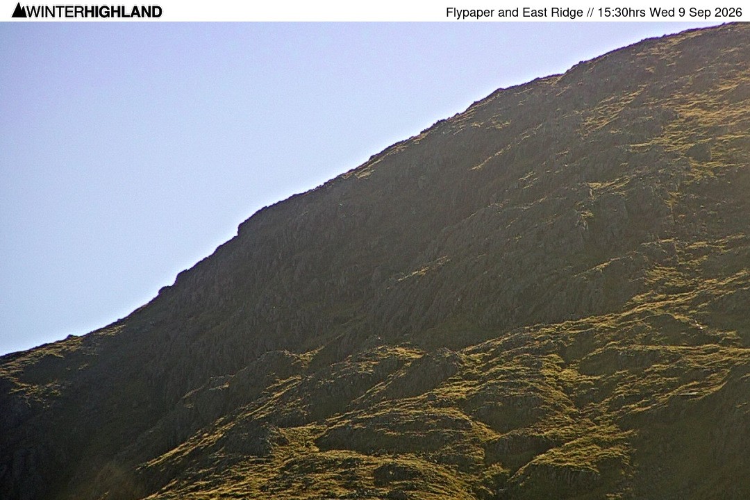 Archiv Foto Webcam Glencoe Mountain - Schottland - Flypaper und East Ridge