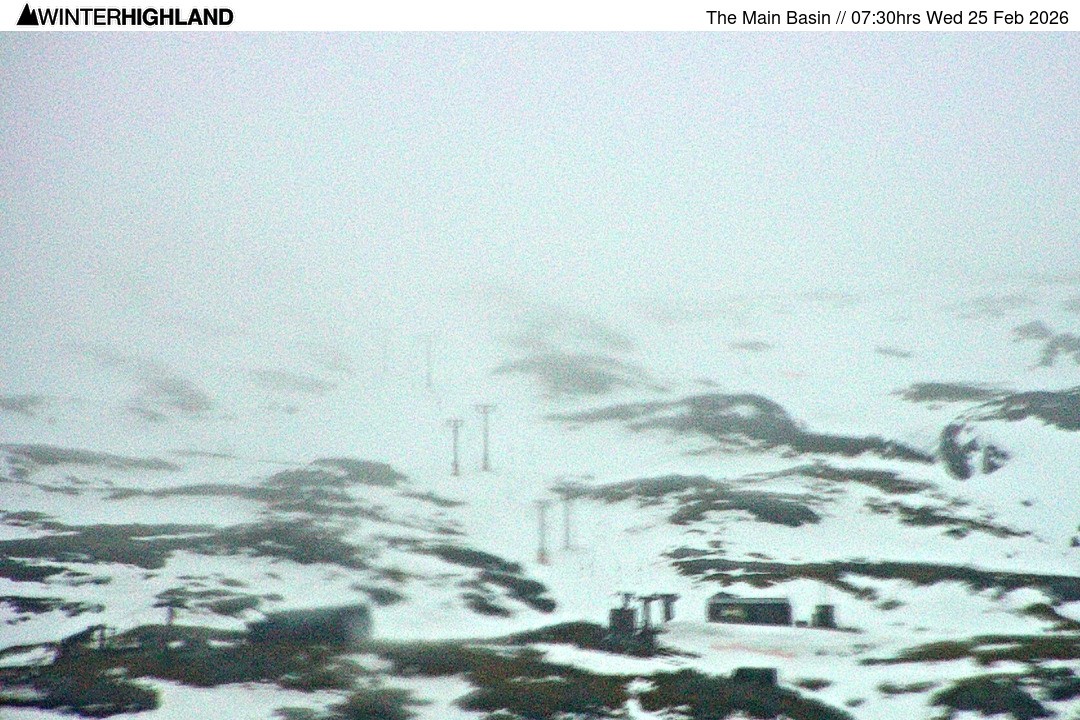 Archiv Foto Webcam Glencoe Mountain - Blick auf den Skilift