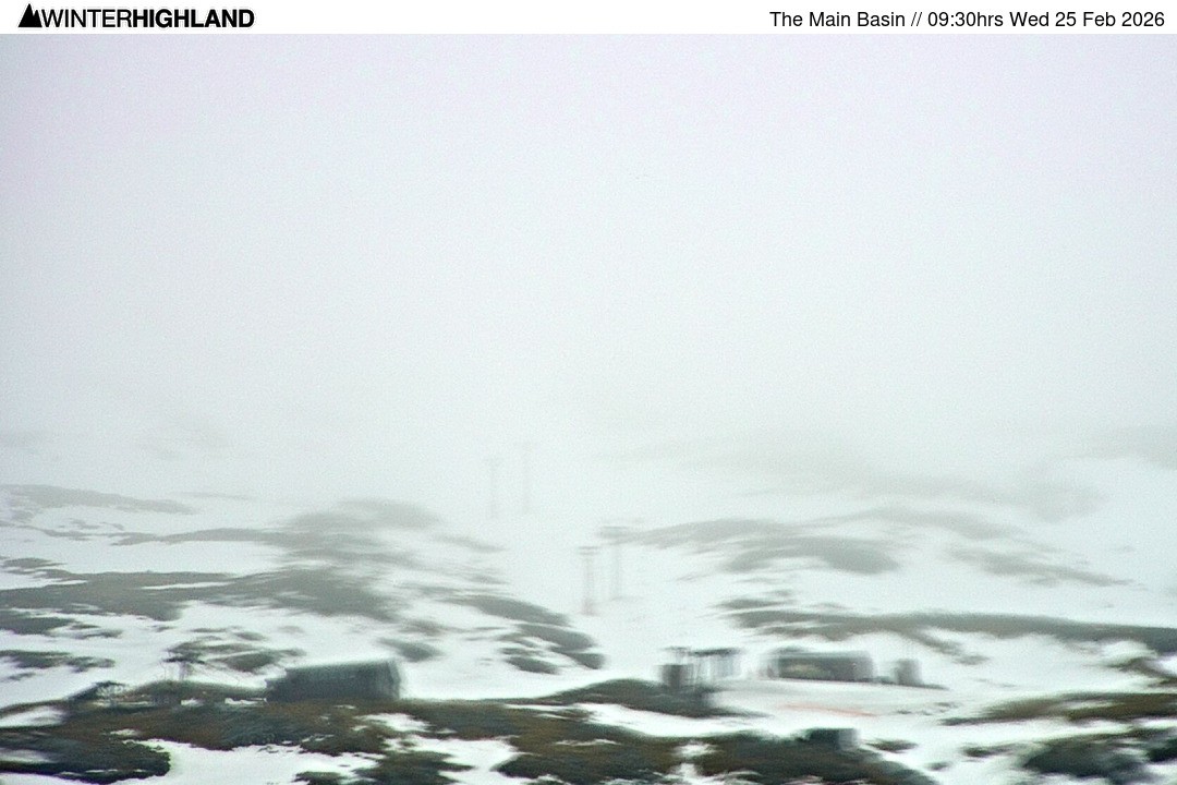 Archiv Foto Webcam Glencoe Mountain - Blick auf den Skilift