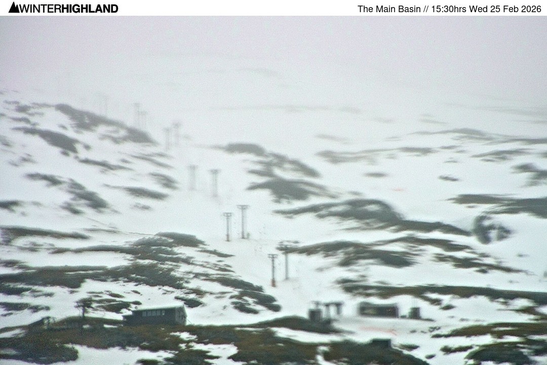 Archiv Foto Webcam Glencoe Mountain - Blick auf den Skilift