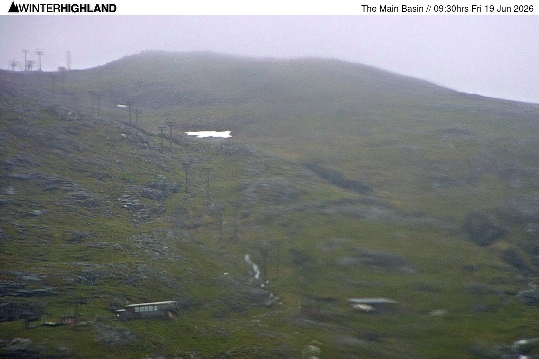Archiv Foto Webcam Glencoe Mountain - Blick auf den Skilift
