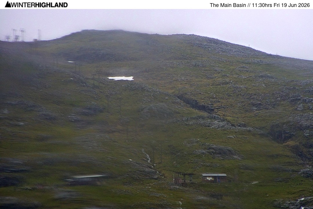 Archiv Foto Webcam Glencoe Mountain - Blick auf den Skilift