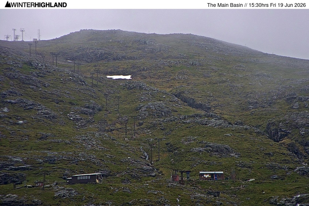 Archiv Foto Webcam Glencoe Mountain - Blick auf den Skilift