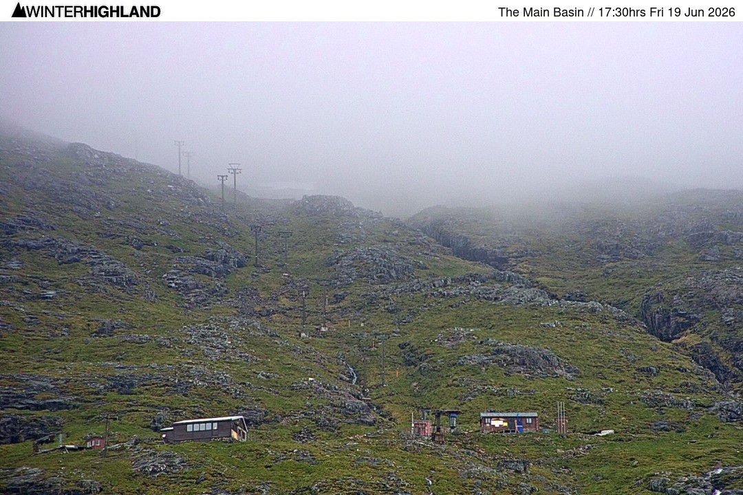 Archiv Foto Webcam Glencoe Mountain - Blick auf den Skilift