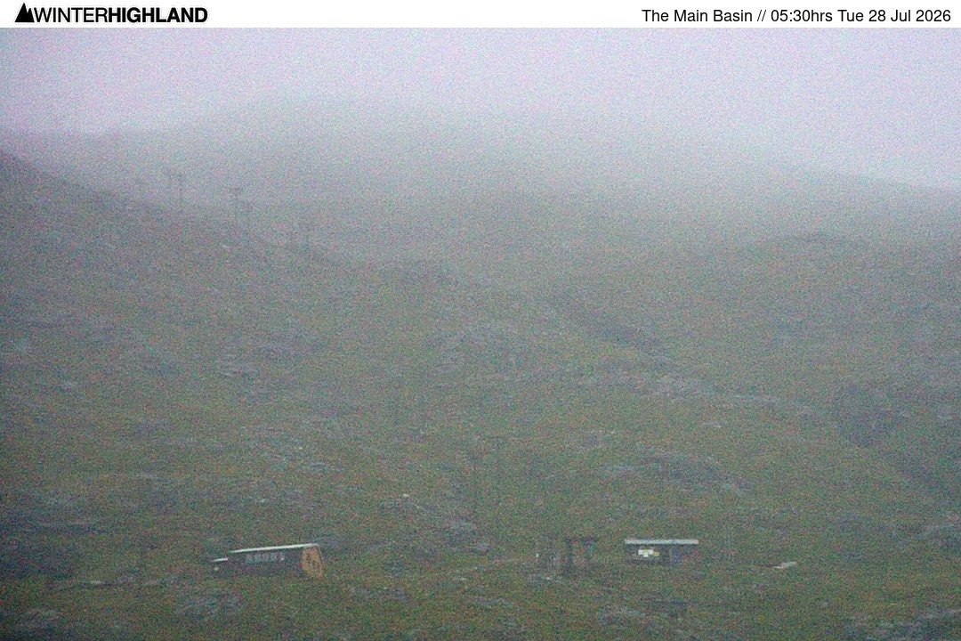Archiv Foto Webcam Glencoe Mountain - Blick auf den Skilift