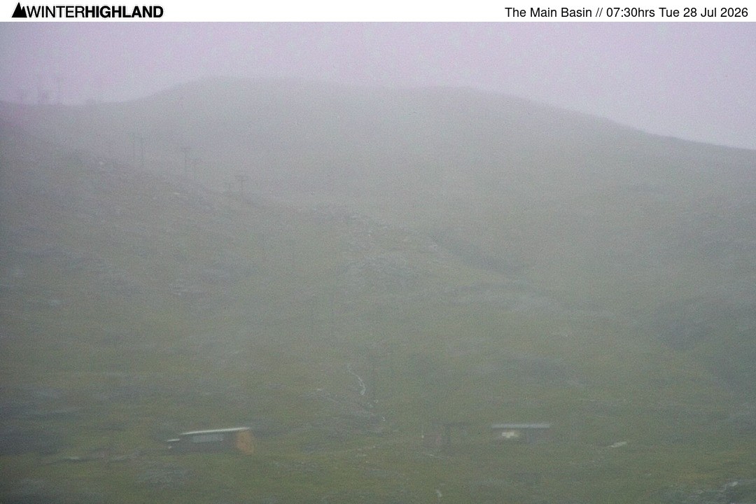 Archiv Foto Webcam Glencoe Mountain - Blick auf den Skilift