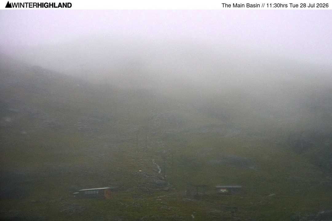 Archiv Foto Webcam Glencoe Mountain - Blick auf den Skilift