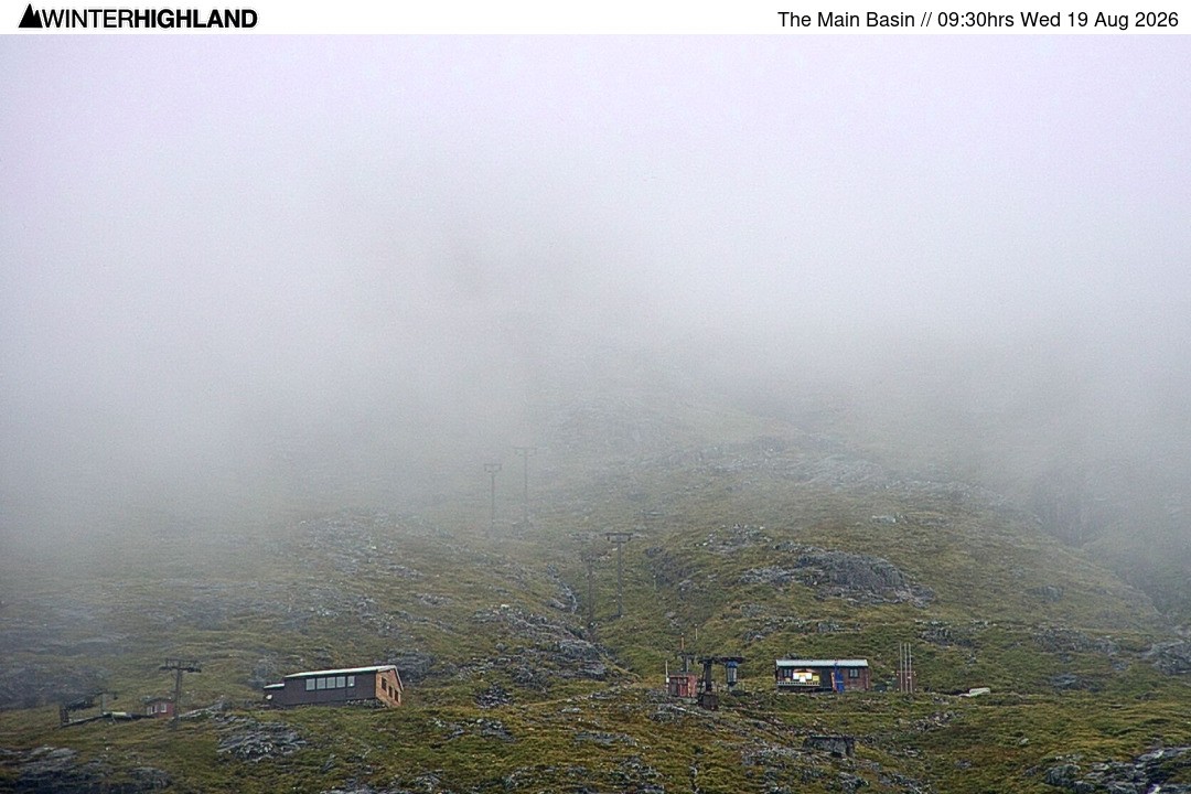 Archiv Foto Webcam Glencoe Mountain - Blick auf den Skilift