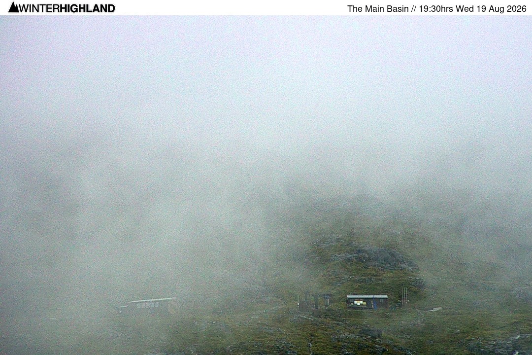 Archiv Foto Webcam Glencoe Mountain - Blick auf den Skilift