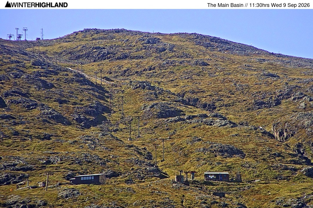 Archiv Foto Webcam Glencoe Mountain - Blick auf den Skilift