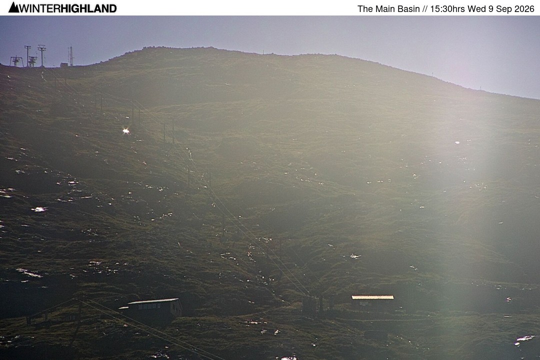 Archiv Foto Webcam Glencoe Mountain - Blick auf den Skilift