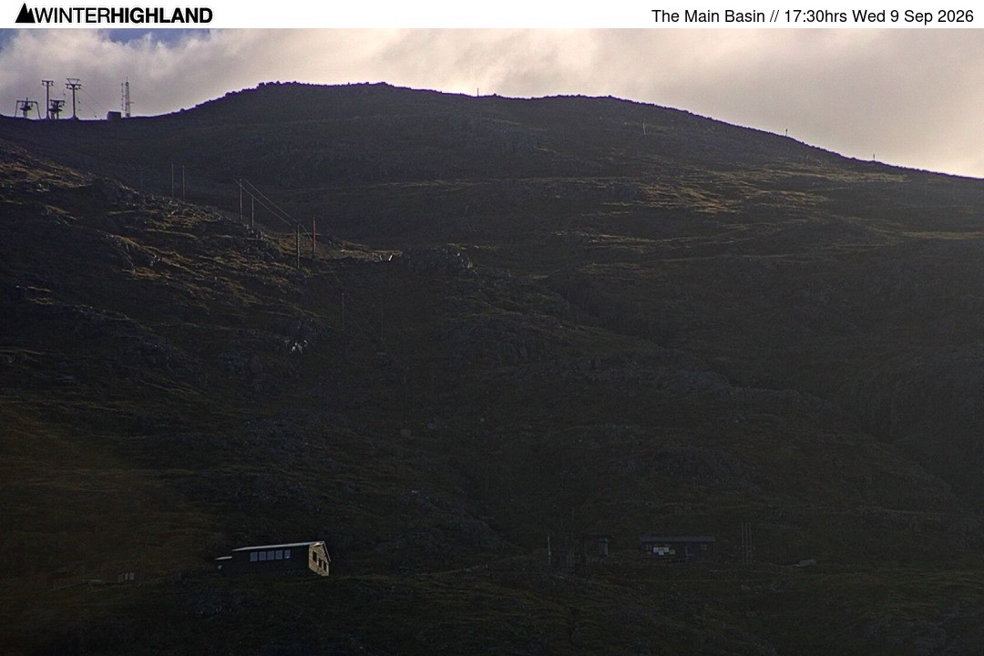 Archiv Foto Webcam Glencoe Mountain - Blick auf den Skilift
