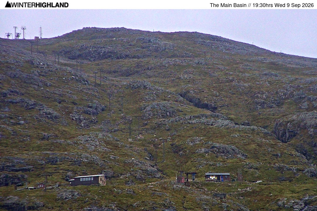 Archiv Foto Webcam Glencoe Mountain - Blick auf den Skilift