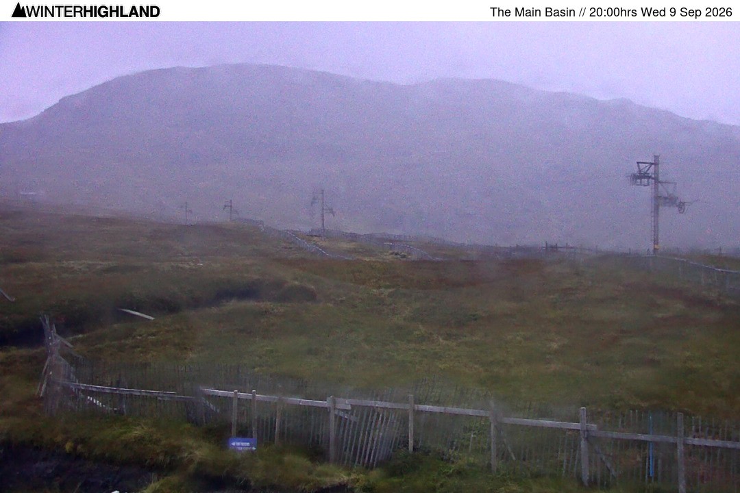 Archiv Foto Webcam Glencoe Mountain - Blick auf den Skilift