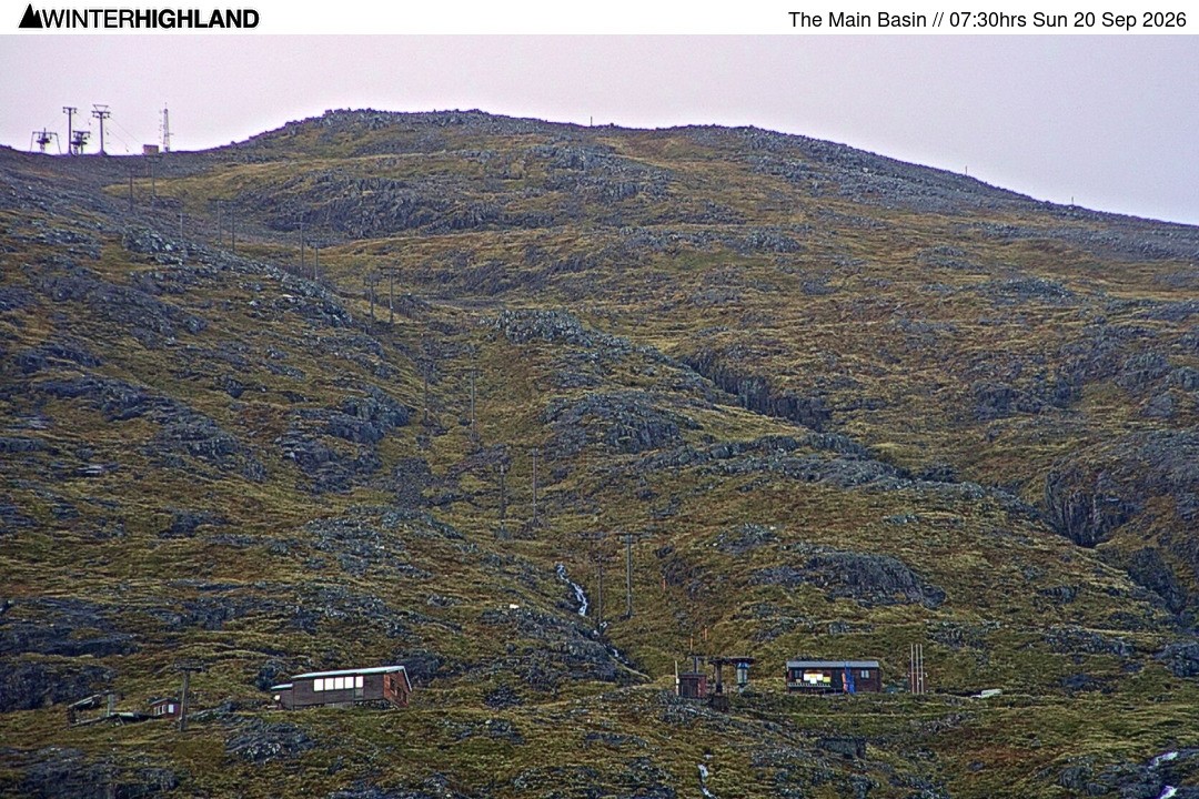 Archived image Webcam Glencoe Mountain - View of the ski lift