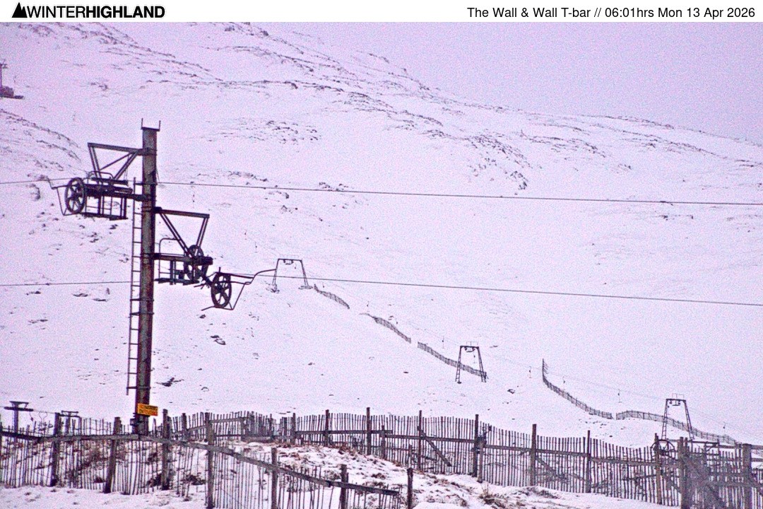 Archiv Foto Webcam Glencoe Mountain - Schlepplift 'The Wall'