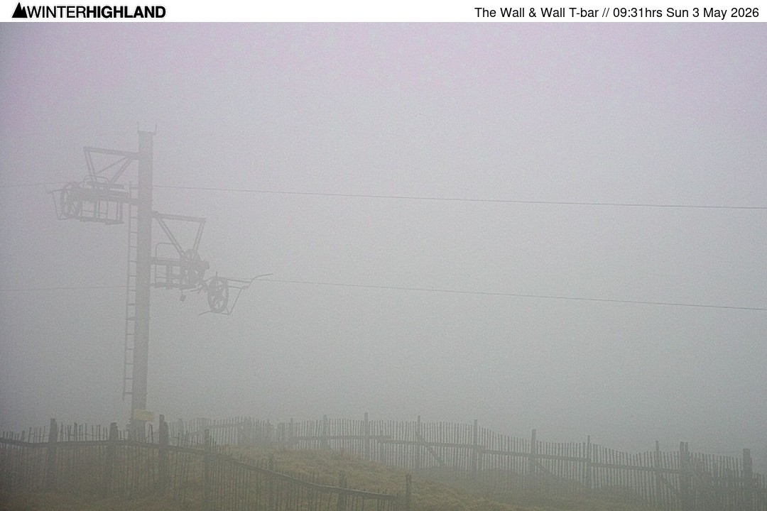 Archiv Foto Webcam Glencoe Mountain - Schlepplift 'The Wall'