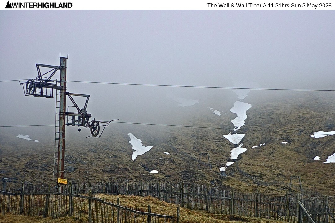 Archiv Foto Webcam Glencoe Mountain - Schlepplift 'The Wall'