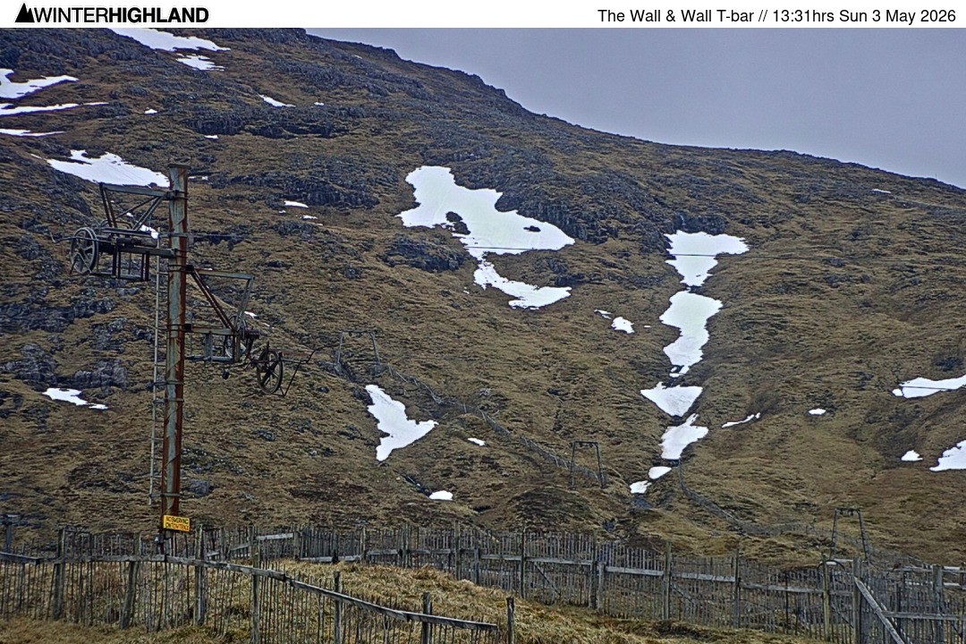 Archiv Foto Webcam Glencoe Mountain - Schlepplift 'The Wall'