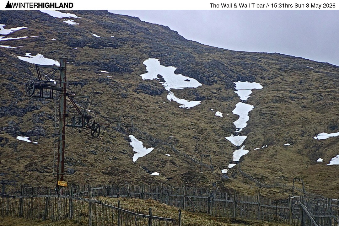 Archiv Foto Webcam Glencoe Mountain - Schlepplift 'The Wall'
