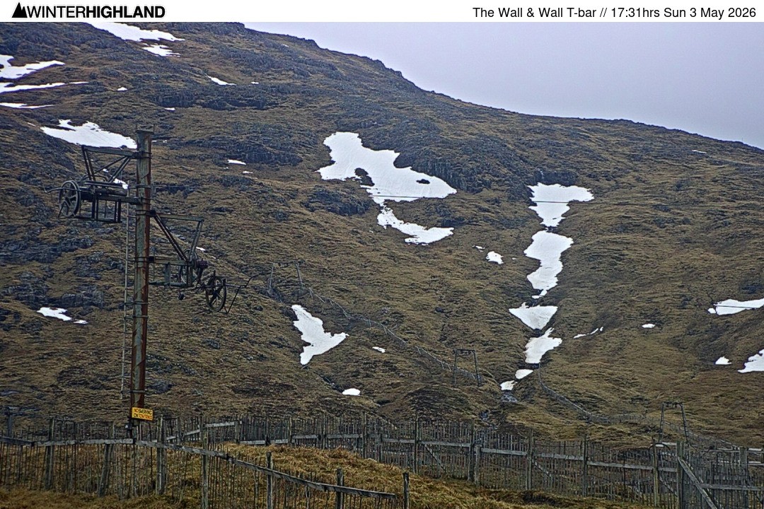 Archiv Foto Webcam Glencoe Mountain - Schlepplift 'The Wall'