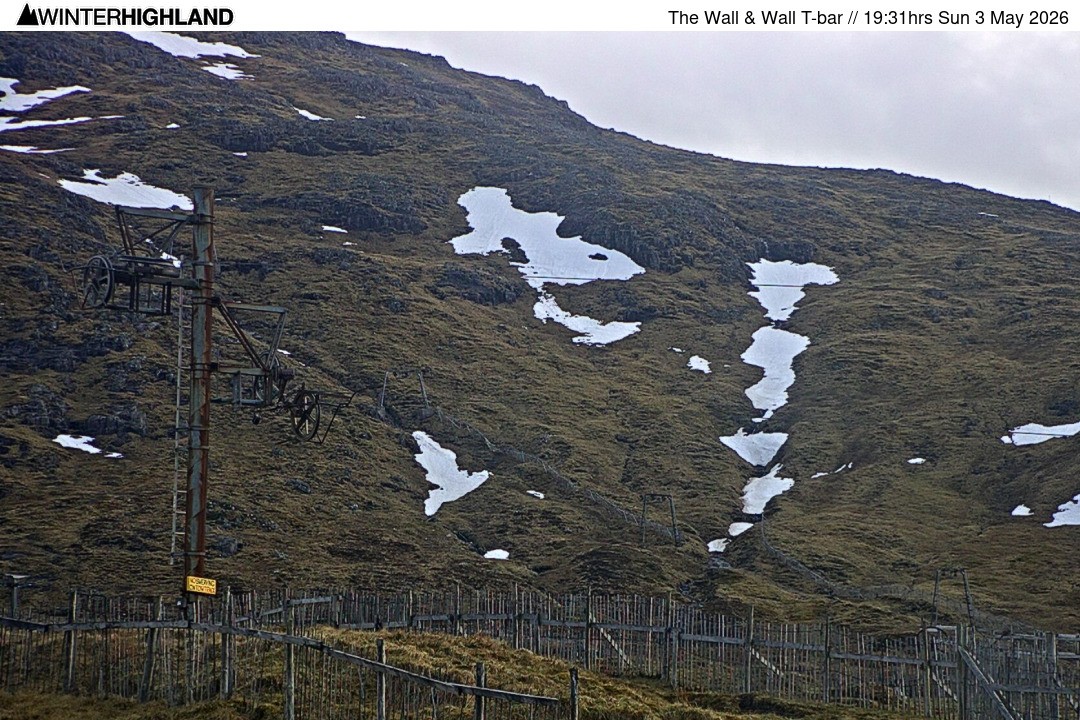Archiv Foto Webcam Glencoe Mountain - Schlepplift 'The Wall'