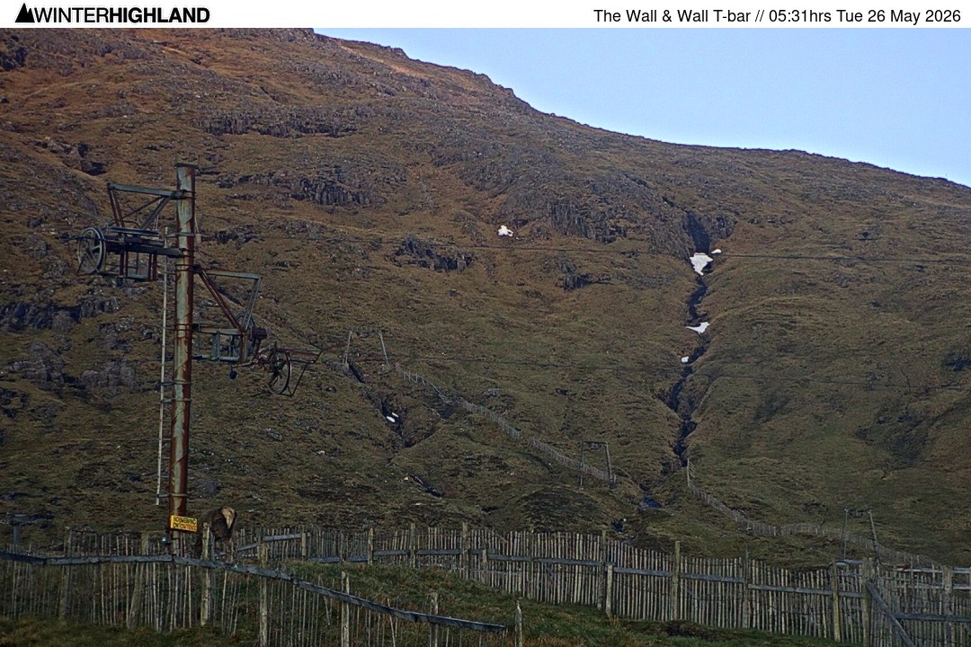 Archiv Foto Webcam Glencoe Mountain - Schlepplift 'The Wall'