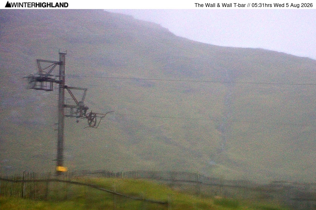 Archived image Webcam Glencoe Mountain - Wall T-bar