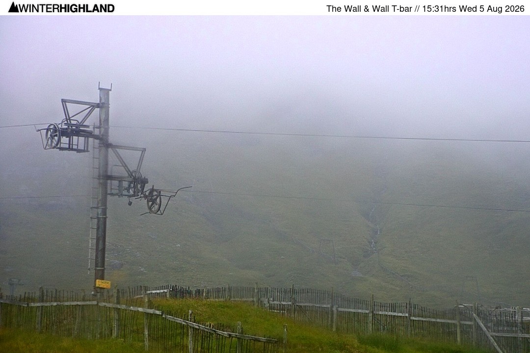 Archived image Webcam Glencoe Mountain - Wall T-bar