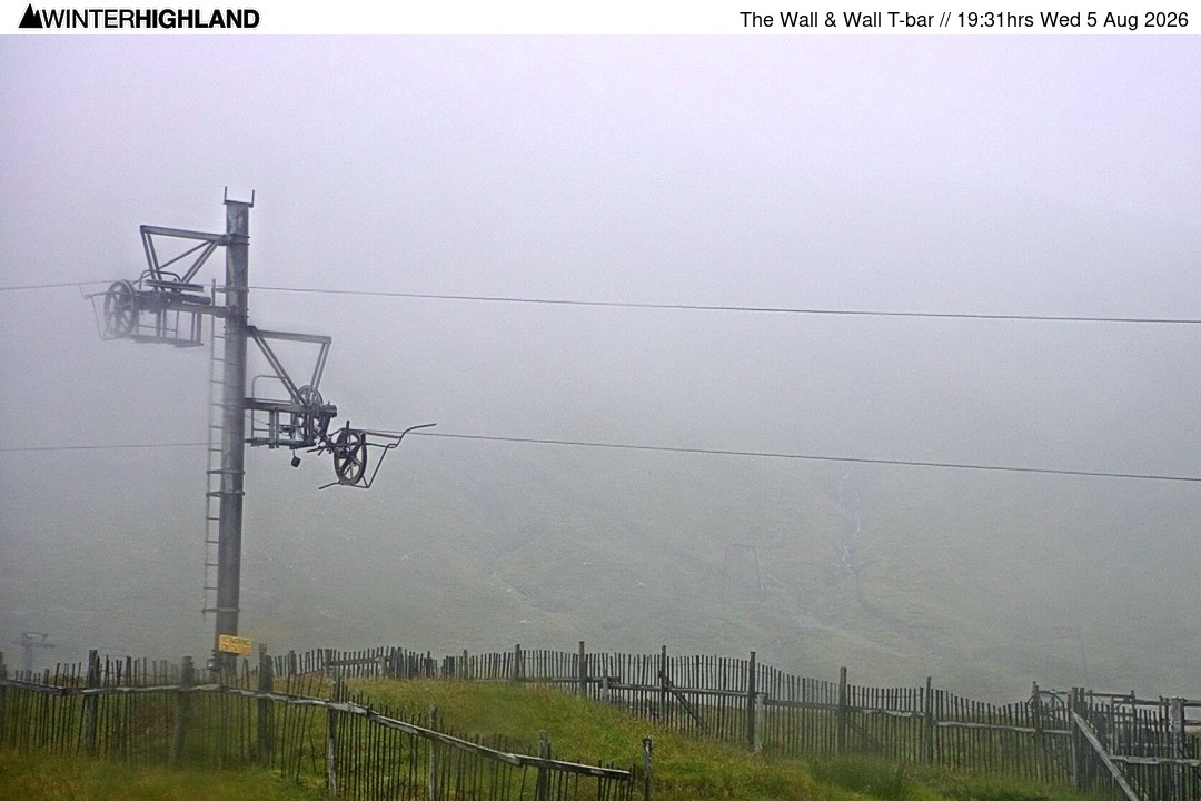 Archived image Webcam Glencoe Mountain - Wall T-bar